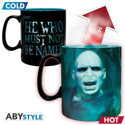 AbyStyle HARRY POTTER - hrnek měnící se teplem - 460 ml - Voldemort