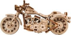 Wooden city 3D puzzle Motocykl Cruiser V-Twin 168 dílů