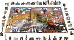 Wooden city Dřevěné puzzle Jaro v Paříži 2v1, 1010 dílků EKO