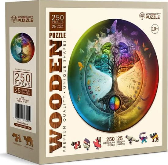 Wooden city Dřevěné puzzle Strom života 250 dílků EKO