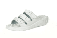 Befado zdravotní pantofle MASÁŽNÍ-třípáskové (3pM) bílé velikost 37