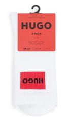 Hugo Boss 2 PACK - pánské ponožky HUGO 50510640-100 (Velikost 39-42)