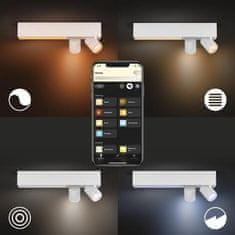 Philips Hue LED White and Color Ambiance Stropní bodové svítidlo Philips Centris BT 50610/31/P7 11W plus 2x5,7W GU10, 1600lm, 2000K-6500K, IP20, RGB, bílé