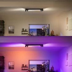 Philips Hue LED White and Color Ambiance Stropní bodové svítidlo Philips Centris BT 50607/30/P7 40W plus 4x5,7W GU10, 4000lm, 2000K-6500K, RGB, IP20, černé