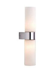 AZZARDO Koupelnové nástěnné svítidlo AZzardo Gaia 2 AZ1603 G9 2x33W IP44 5,5cm bílo-chromové