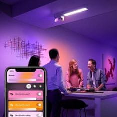 Philips Hue LED White and Color Ambiance Stropní bodové svítidlo Philips Centris BT 50609/31/P7 34W plus 3x5,7W GU10, 3550lm, 2000K-6500K, RGB, IP20, bílé