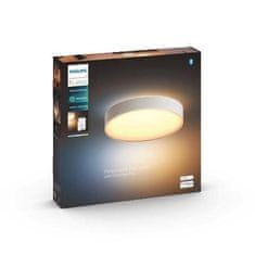 Philips Hue Bluetooth LED White Ambiance Koupelnové stropní svítidlo Devere L 41166/31/P6 33,5W 4300lm 2200-6500K IP44 42,5cm bílé, stmívatelné s dálkovým ovladačem