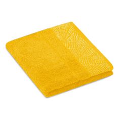 AmeliaHome Sada 3 ks ručníků BELLIS klasický styl žlutá, velikost 50x90+70x130