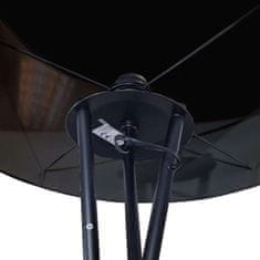 Topeshop Stojací lampa HUGOS I 154 cm černá