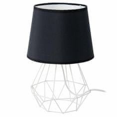 Dekorstyle Stolní lampa Diamen 2v1 - černá/bílá