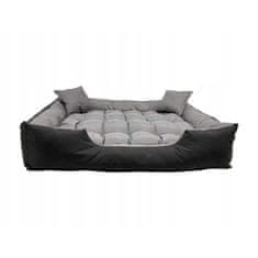 KINGDOG Voděodolný pelíšek pro psy ECCO Black/Grey 115 cm x 95 cm