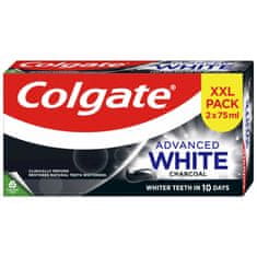 Colgate zubní pasta Advanced White Charcoal 2× 75 ml