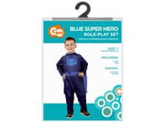 Dětský kostým modrý Superhrdina 98-104 cm