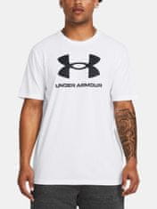 Under Armour Tričko UA SPORTSTYLE LOGO UPDATE SS-WHT S