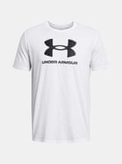 Under Armour Tričko UA SPORTSTYLE LOGO UPDATE SS-WHT S