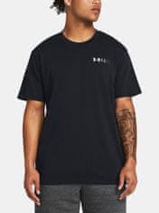 Under Armour Tričko UA HW LC LOGO REPEAT SS-BLK M