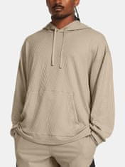 Under Armour Mikina UA Rival Waffle Hoodie-BRN S