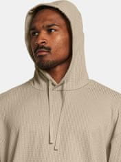 Under Armour Mikina UA Rival Waffle Hoodie-BRN S