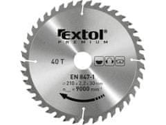 Extol Premium kotouč pilový s SK plátky, 400x2,8x30mm, 60T, šířka SK plátků 3,8mm, SK, 