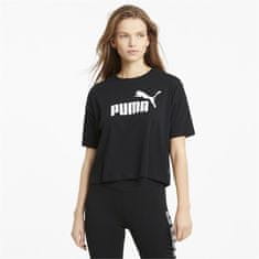 Puma Tričko černé M Ess Cropped Logo