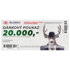 Zbranestrelivo Šubrt a střelivo Šubrt Dárkový poukaz v hodnotě 20000 Kč - Vlastní fotka