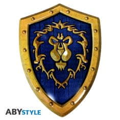 AbyStyle WORLD OF WARCRAFT - kovový štít, erb na zeď "Alliance Shield" 26 x 35 cm