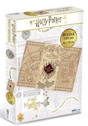 AbyStyle Puzzle Harry Potter Pobertův Plánek 1000ks