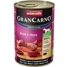 Animonda ANIMONDA dog konzerva Gran Carno hovězí/srdce - 400g