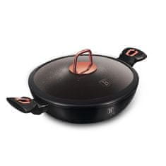 Berlingerhaus Pánev WOK s poklicí BH-7112 30 cm Black Rose Collection