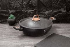 Berlingerhaus Pánev WOK s poklicí BH-7112 30 cm Black Rose Collection