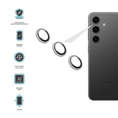 FIXED Tvrzené sklo Camera Glass na Samsung Galaxy A55 5G - stříbrné/ sklo