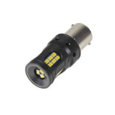 Stualarm LED BA15s bílá, CAN-BUS, 12-24V, 27LED/3020SMD (951015cb) 2 ks