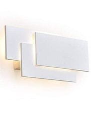 AZZARDO LED Nástěnné svítidlo AZzardo Clover Square white AZ2199 12W 840lm 3000K IP20 26cm bílé