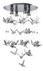 AZZARDO Závěsné svítidlo AZzardo Birds AZ2449 GU10 4x40W IP20 50cm chromové