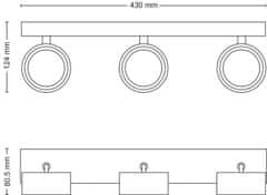 Philips Philips BRACIA bodové svítidlo LED 16,5W 1650lm 2700K 43cm IP20, bílé