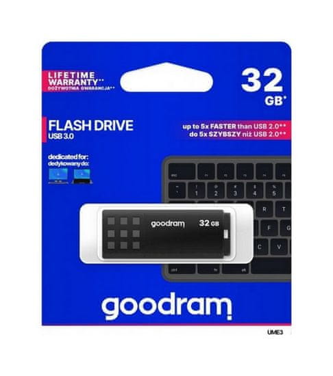 GoodRam Flash disk UME3 32GB černý 57016