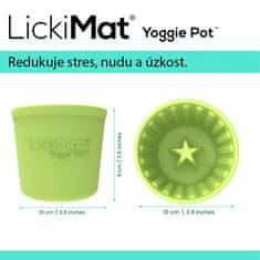 LickiMat Yoggie Pot lízací kelímek oranžový