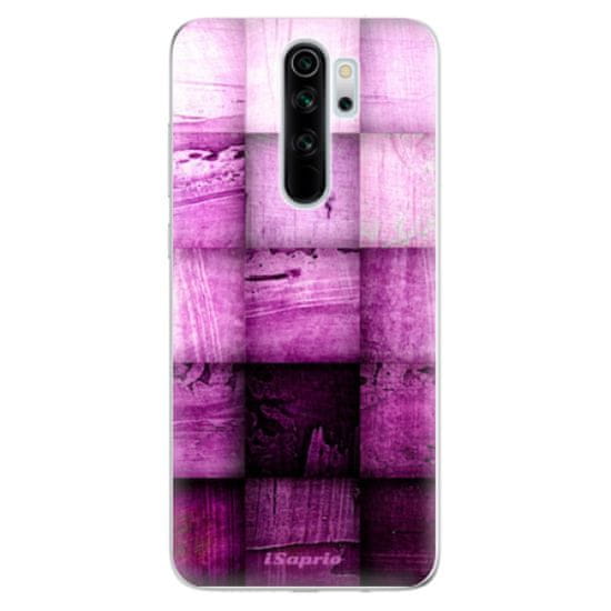 iSaprio Silikonové pouzdro - Purple Squares pro Xiaomi Redmi Note 8 Pro