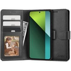 Tech-protect Wallet knížkové pouzdro na Xiaomi Redmi Note 13 Pro 5G / Poco X6 5G, černé