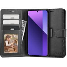 Tech-protect Wallet knížkové pouzdro na Xiaomi Redmi Note 13 Pro Plus 5G, černé