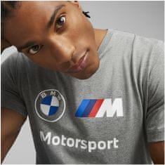 Bmw triko PUMA ESS MMS LOGO medium heather modro-bílo-červeno-šedé S