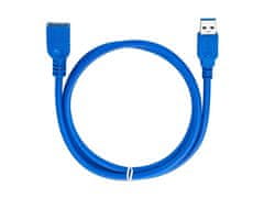 Verk 06310 Adaptér USB A - USB 3.0, 1,5m modrý