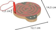 KIK Dřevěný magnetický labyrint Beruška