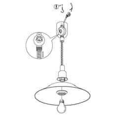 Eglo EGLO Závěsné svítidlo ALESSANDRA 3355