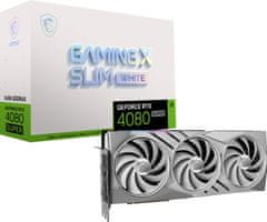 MSI GeForce RTX 4080 SUPER 16G GAMING X SLIM WHITE, 16GB GDDR6X