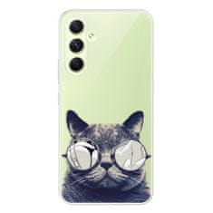 iSaprio Silikonové pouzdro - Crazy Cat 01 pro Samsung Galaxy A54 5G