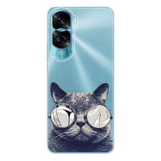 iSaprio Silikonové pouzdro - Crazy Cat 01 pro Honor 90 Lite 5G