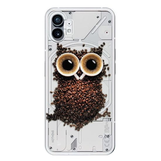 iSaprio Silikonové pouzdro - Owl And Coffee pro Nothing Phone (1)