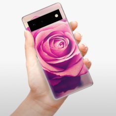 iSaprio Silikonové pouzdro - Pink Rose pro Google Pixel 6 5G