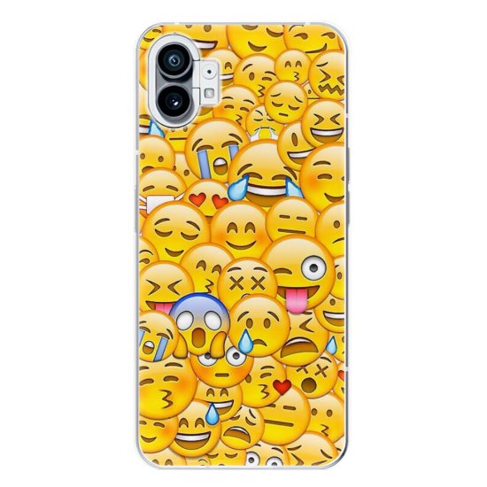 iSaprio Silikonové pouzdro - Emoji pro Nothing Phone (1)